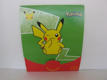 2021 McDonalds - #4 Trading Card Set - 25th Anniversary Pokemon